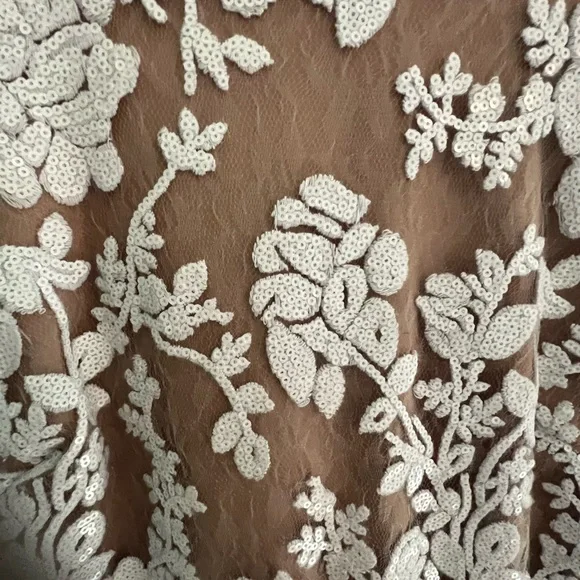 Dress the population lace/sequin dress! Size M - Picture 4 of 12